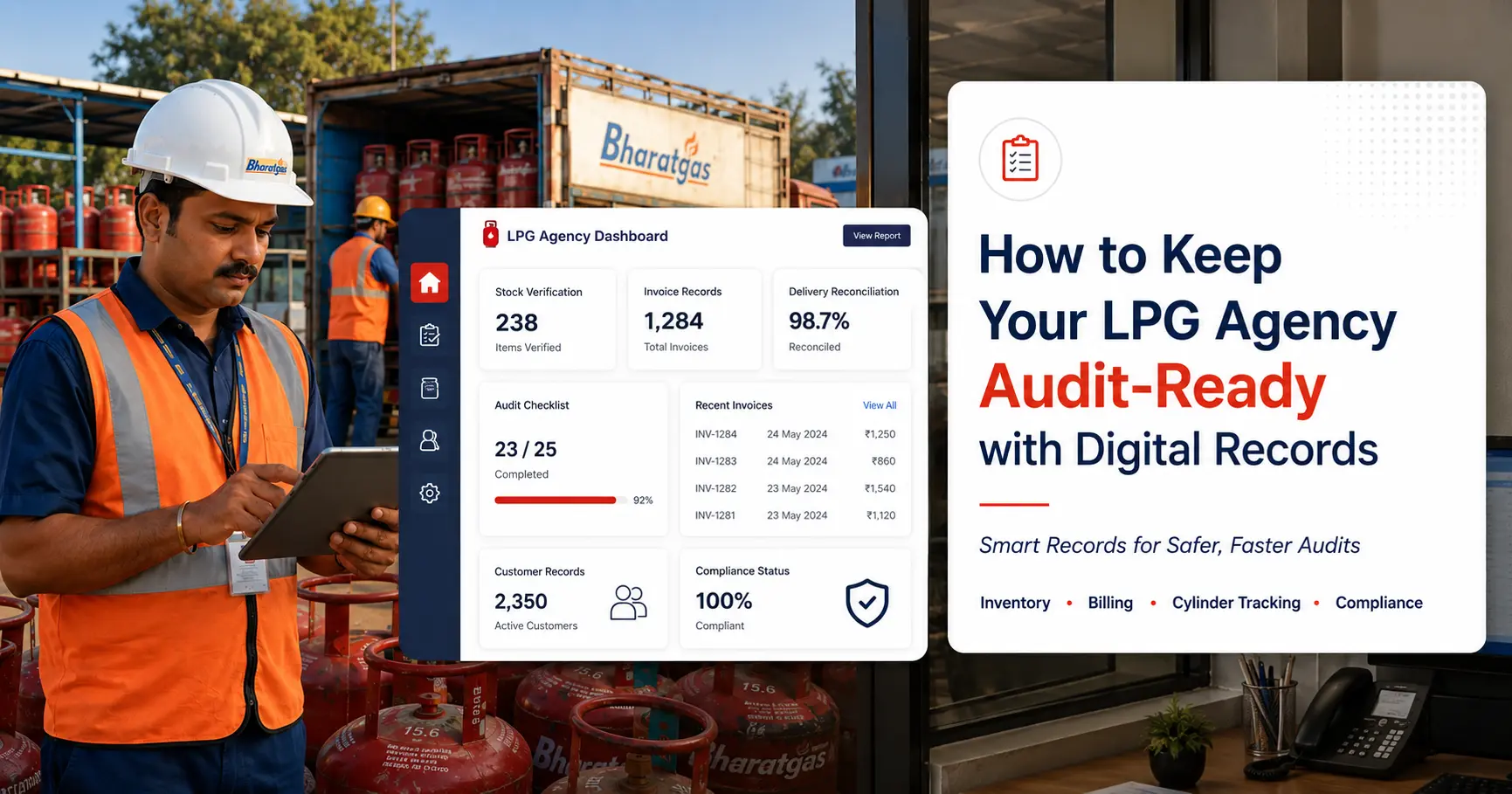 LPG agency audit-ready with digital records